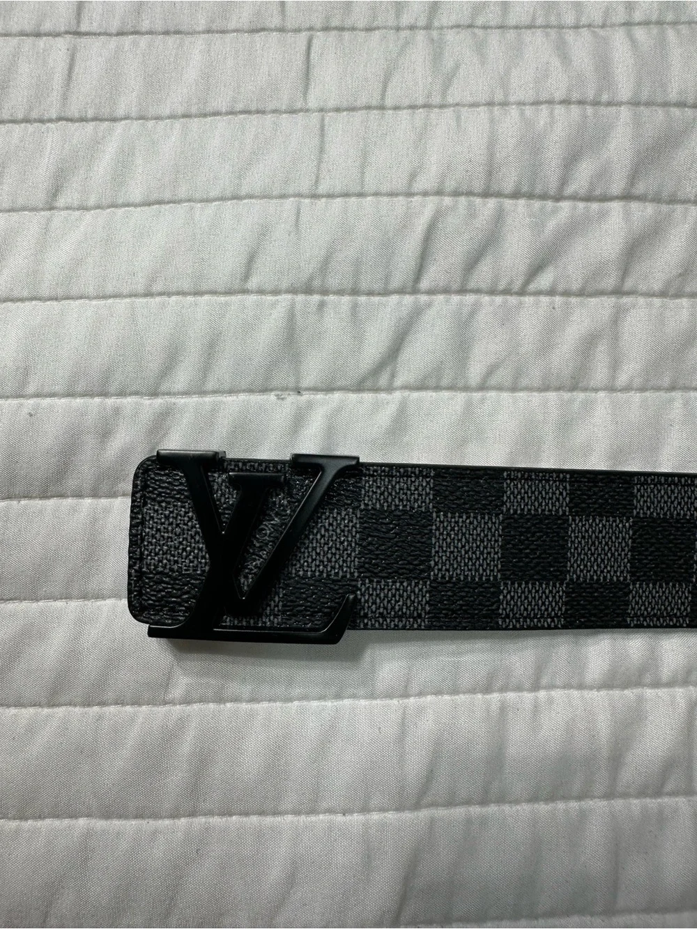 Black Louis Vuitton Belt
